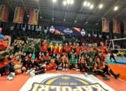 Tim Voli Putra Putri Polda Jatim Raih Tiket Babak Final di Kapolri Cup 2024